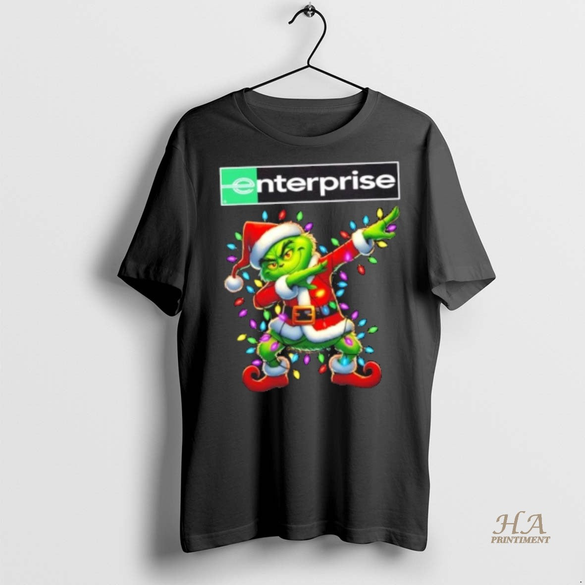Official Enterprise Rent A Car X Grinch Dabbing Merry Christmas Shirt