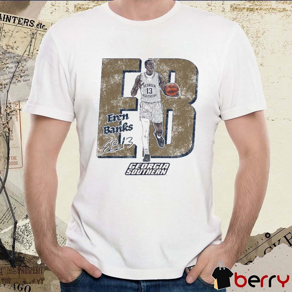 Eren Banks Georgia Southern Eagles Signature Cartoon Vintage t-shirt