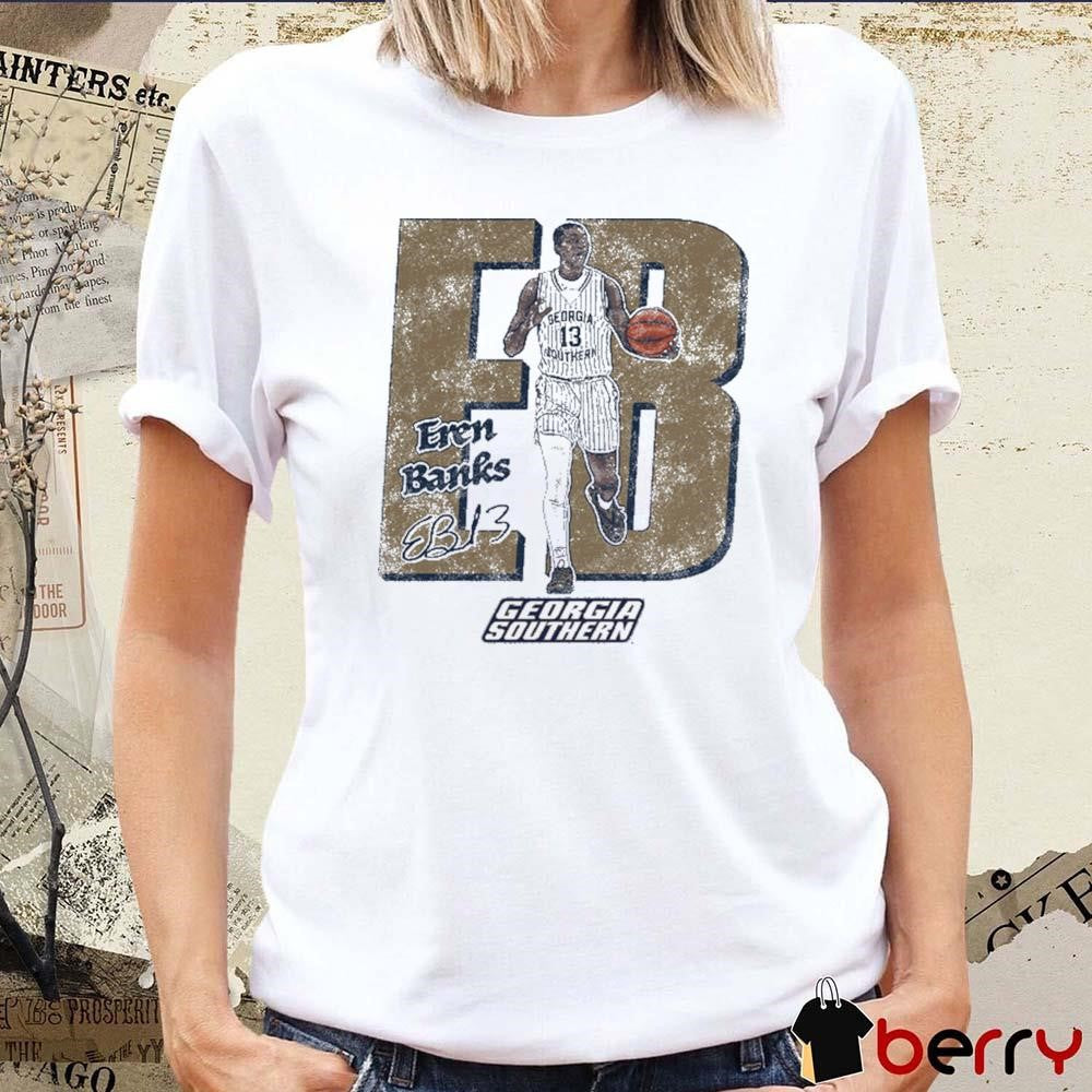 Eren Banks Georgia Southern Eagles Signature Cartoon Vintage t-shirt