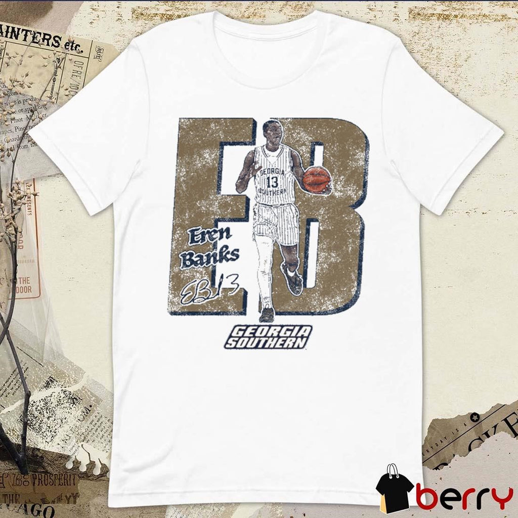 Eren Banks Georgia Southern Eagles Signature Cartoon Vintage t-shirt