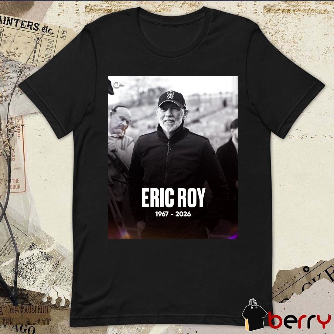 Eric Roy 1967 – 2026 Actu Foot Poster t-shirt