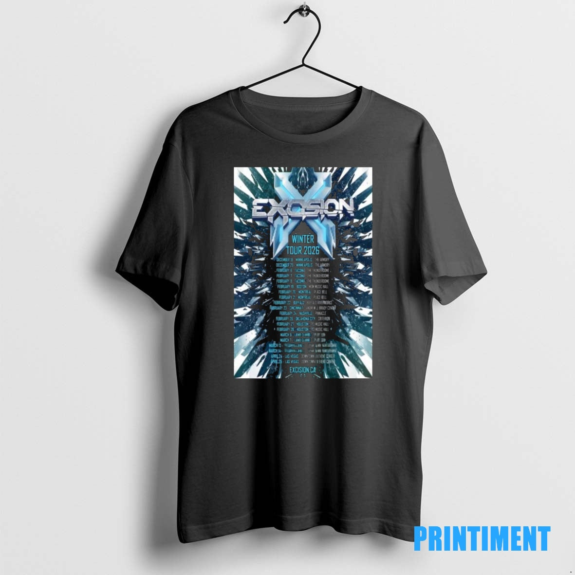 Official Excision Winter Tour 2026 Tee Sweater