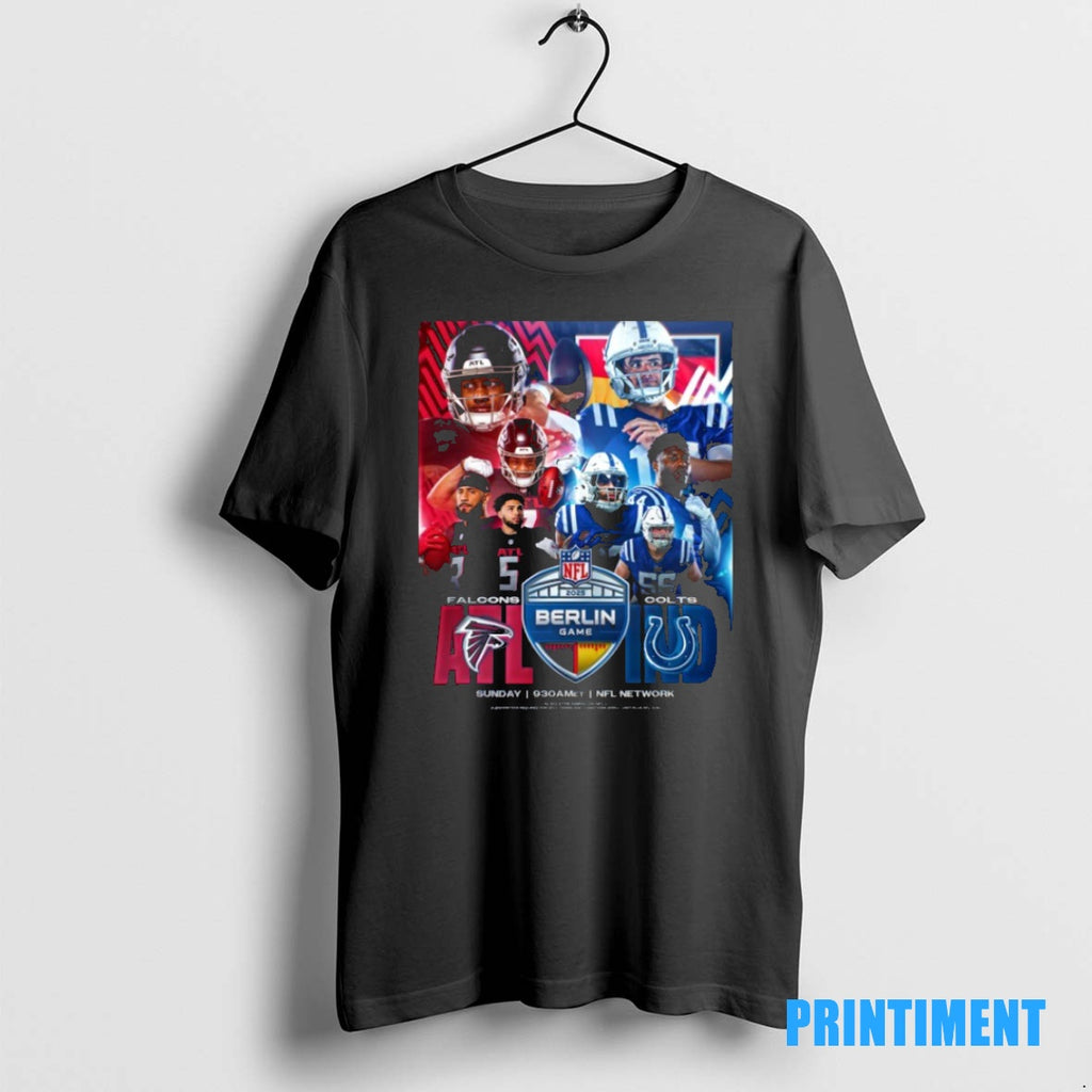 Official Falcons Vs Colts 2025 Berlin Game Tee Sweater