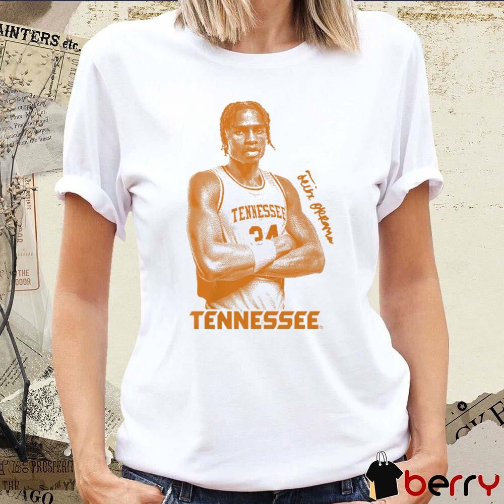 Felix Okpara Tennessee Volunteers Basketball Portrait Graphic t-shirt