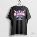 Official Florida Gators 2025 Sec Womens Cross Country Conference Champions Locker Room Shirt