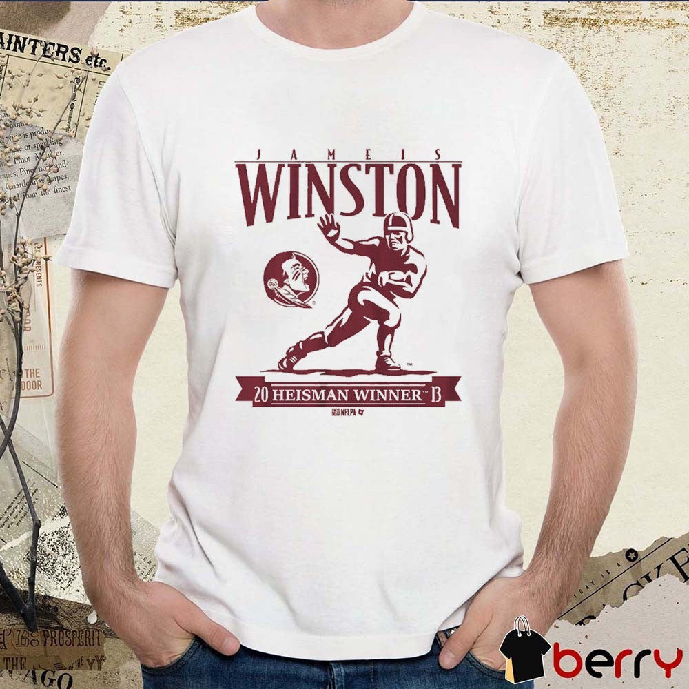 Florida State Seminoles Football Jameis Winston Heisman Winner Trophy t-shirt