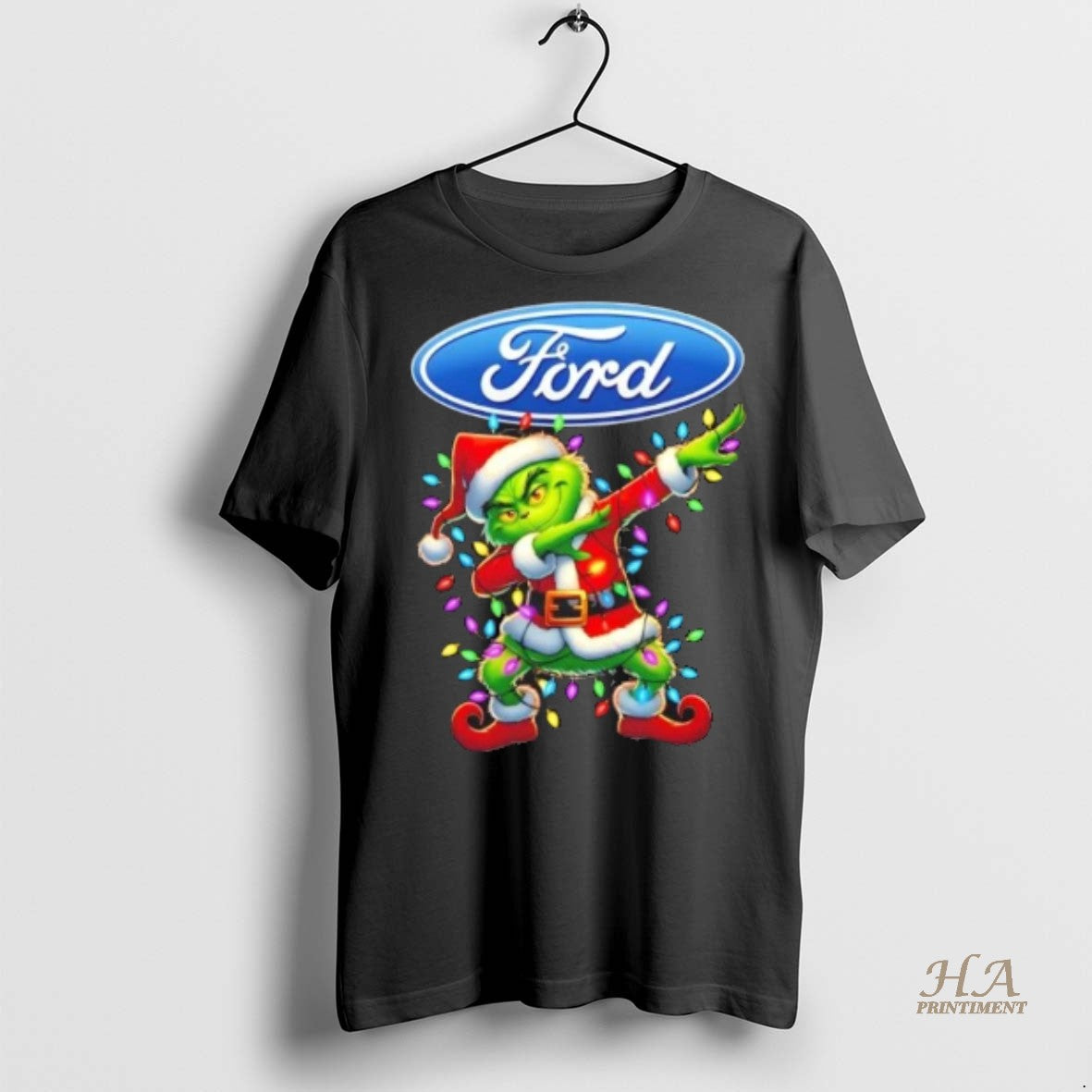 Official Ford Motor X Grinch Dabbing Merry Christmas Shirt
