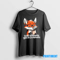 Official Fox Coffee Morning Mood I Will Tolerate You In A Minute Tee Sweater