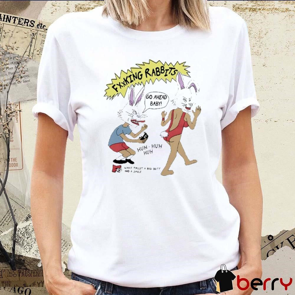 Fr2 Fxxking Rabbits Go Ahead Baby Painting t-shirt
