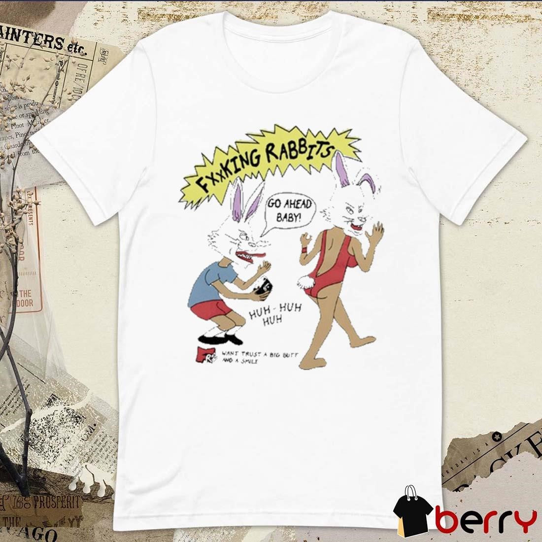 Fr2 Fxxking Rabbits Go Ahead Baby Painting t-shirt
