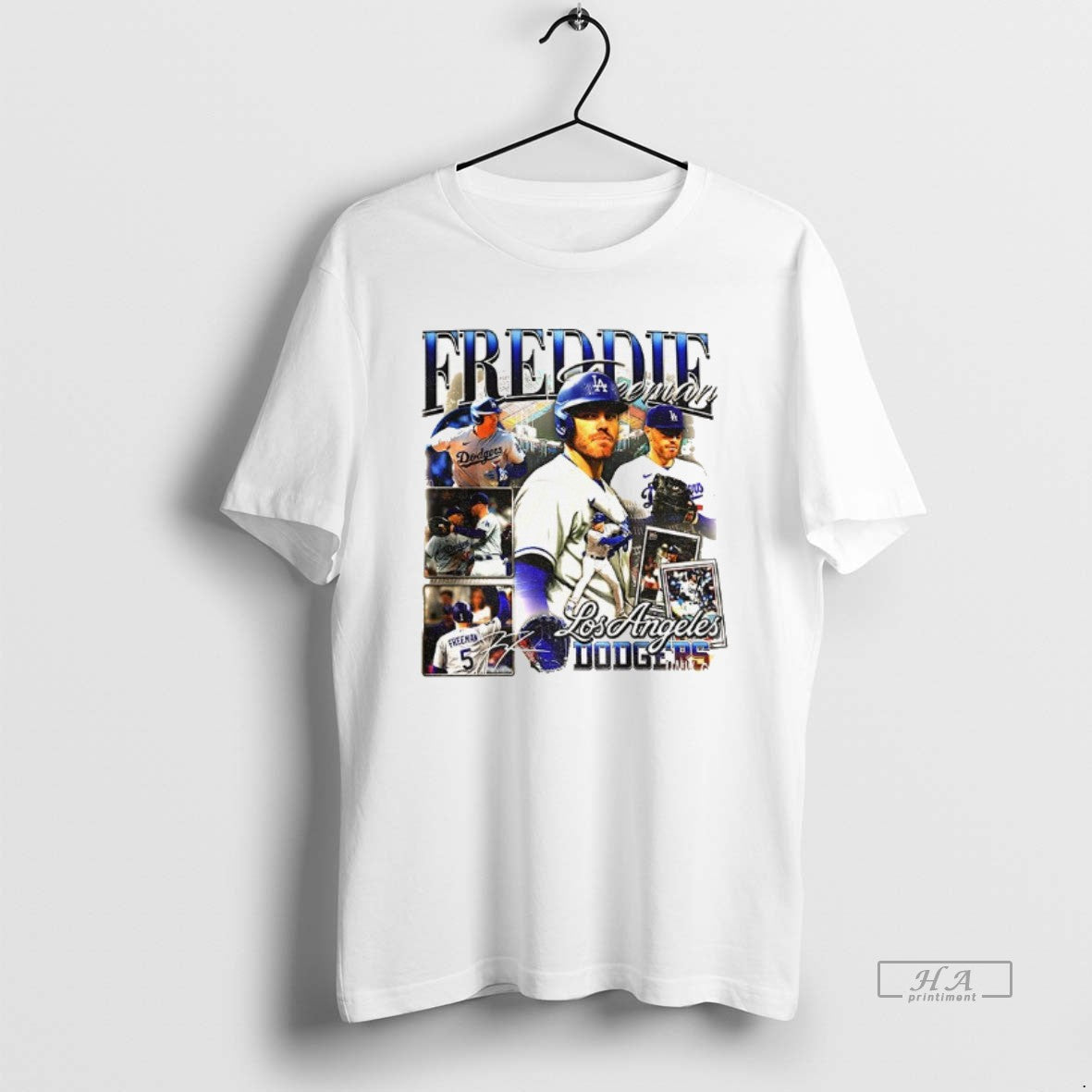 Official Freddie Freeman Los Angeles Dodgers Mlb Baseball Signature Graphic