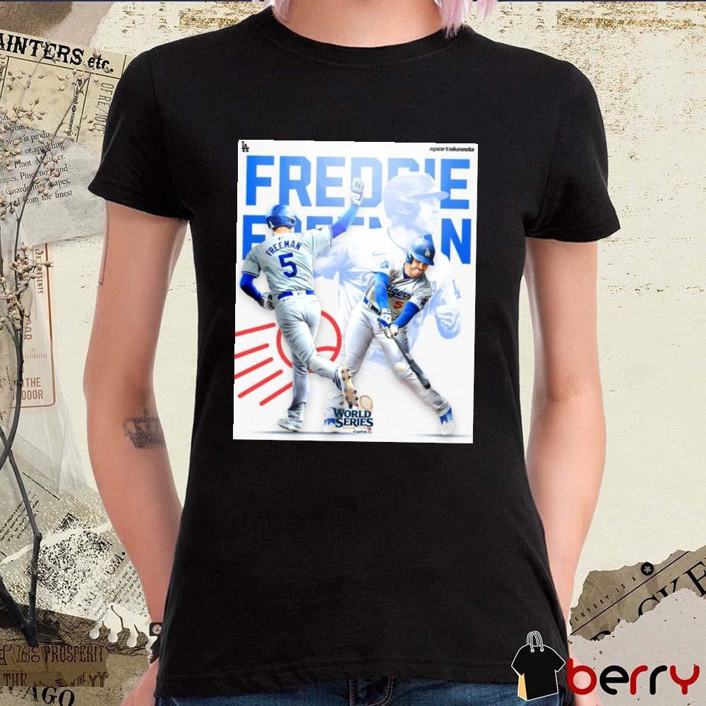 Freddie Freeman has tied the World Series record MLB World Series 2024 Poster t-shirt