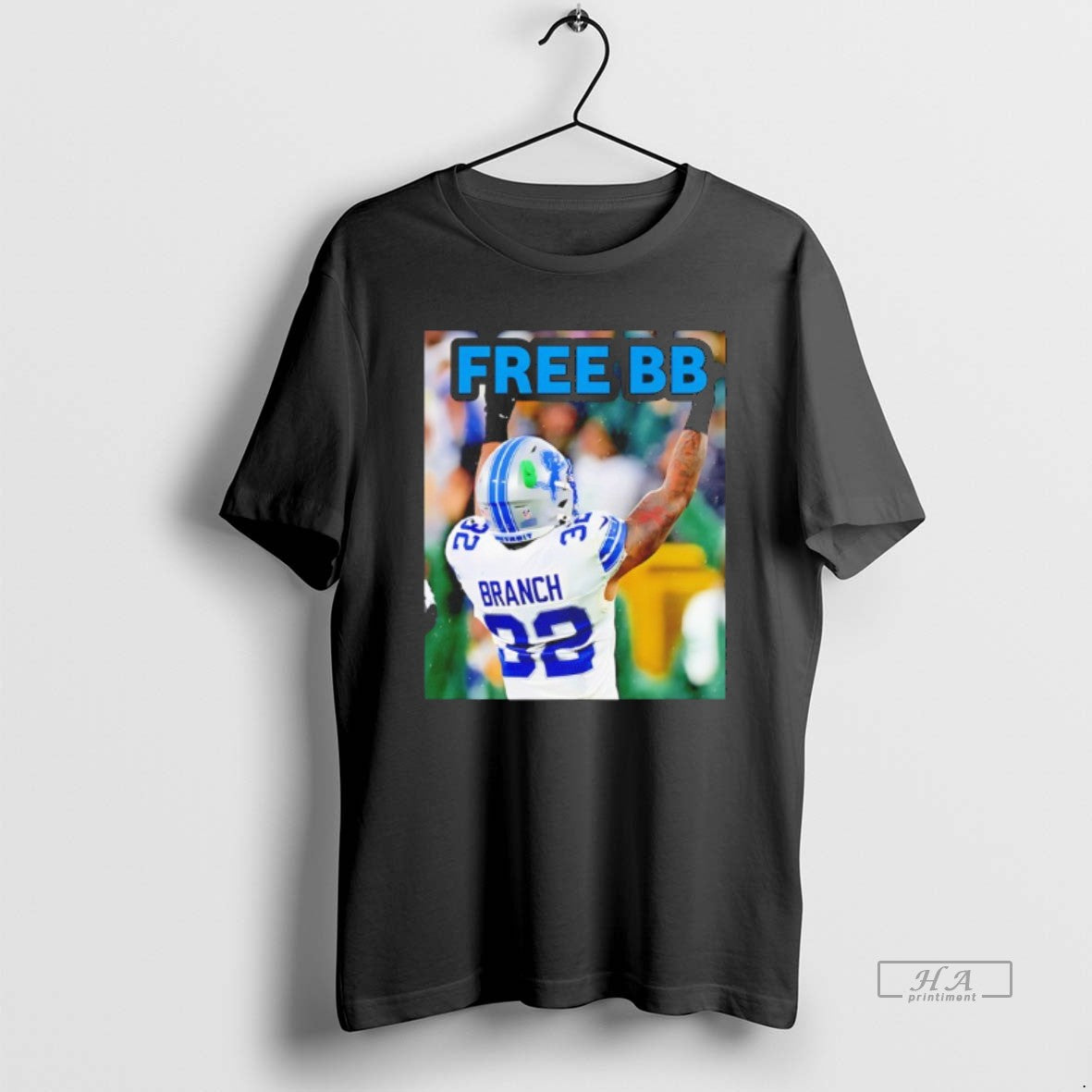 Official Free Bb Brian Branch Detroit Lions