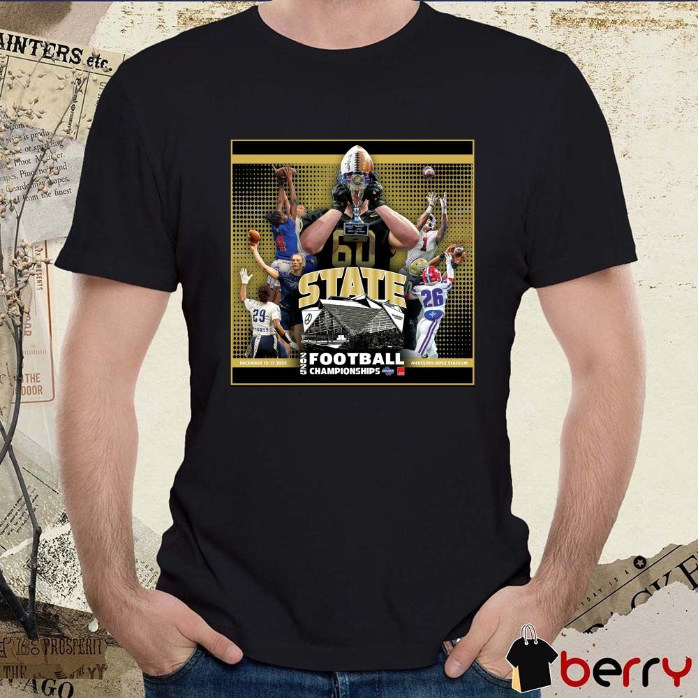 GHSA Football State Championships December 15-17, 2025 Mercedes-Benz Stadium Poster t-shirt