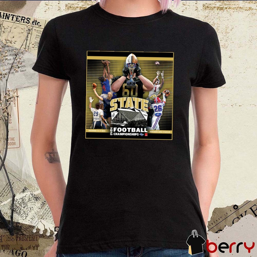 GHSA Football State Championships December 15-17, 2025 Mercedes-Benz Stadium Poster t-shirt