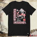 Gabe Ervin Jr Nebraska Cornhuskers football 90s Retro Signature Graphic t-shirt