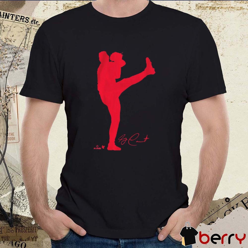 Garrett Crochet Silhouette Boston Red Sox MLB Baseball Signature t-shirt