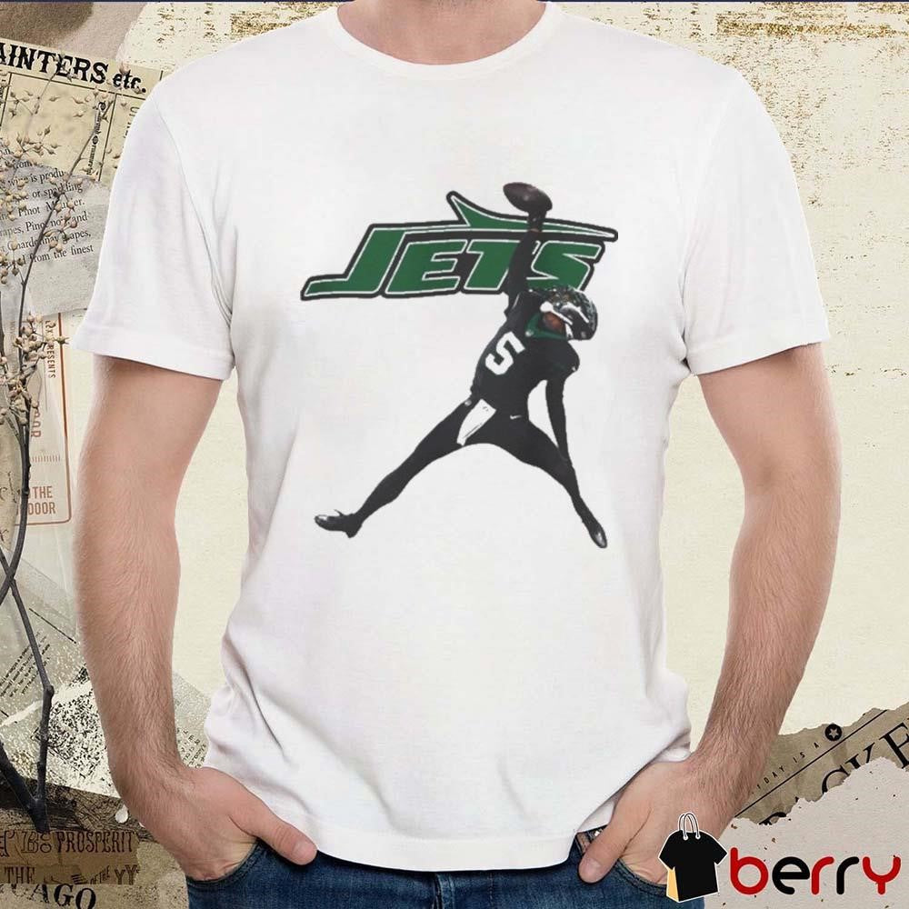Garrett Wilson 5 New York Jets NFL Pose Graphic t-shirt