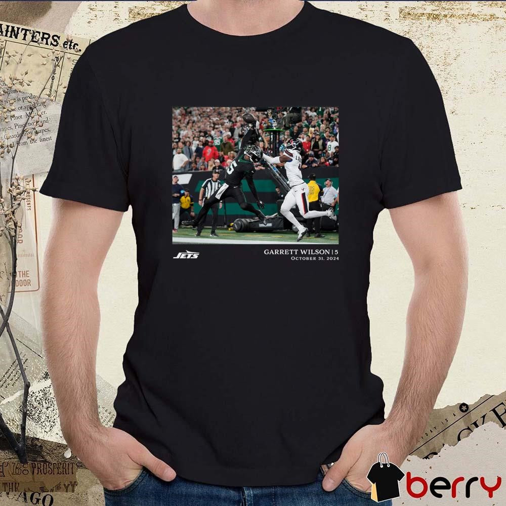 Garrett Wilson New York Jets NFL Flash Features Week 9 Oct 31 2024 t-shirt