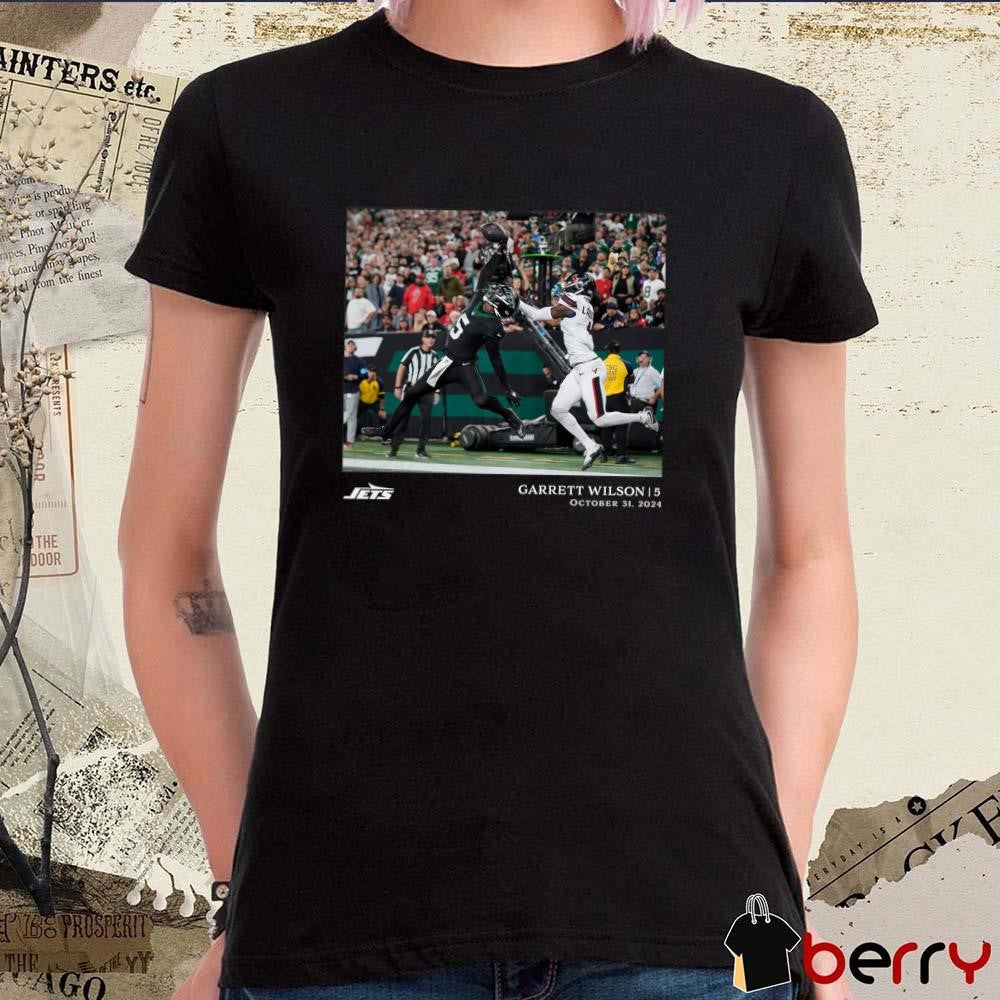 Garrett Wilson New York Jets NFL Flash Features Week 9 Oct 31 2024 t-shirt