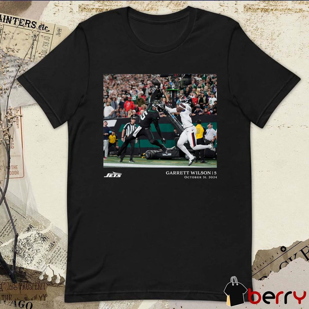 Garrett Wilson New York Jets NFL Flash Features Week 9 Oct 31 2024 t-shirt