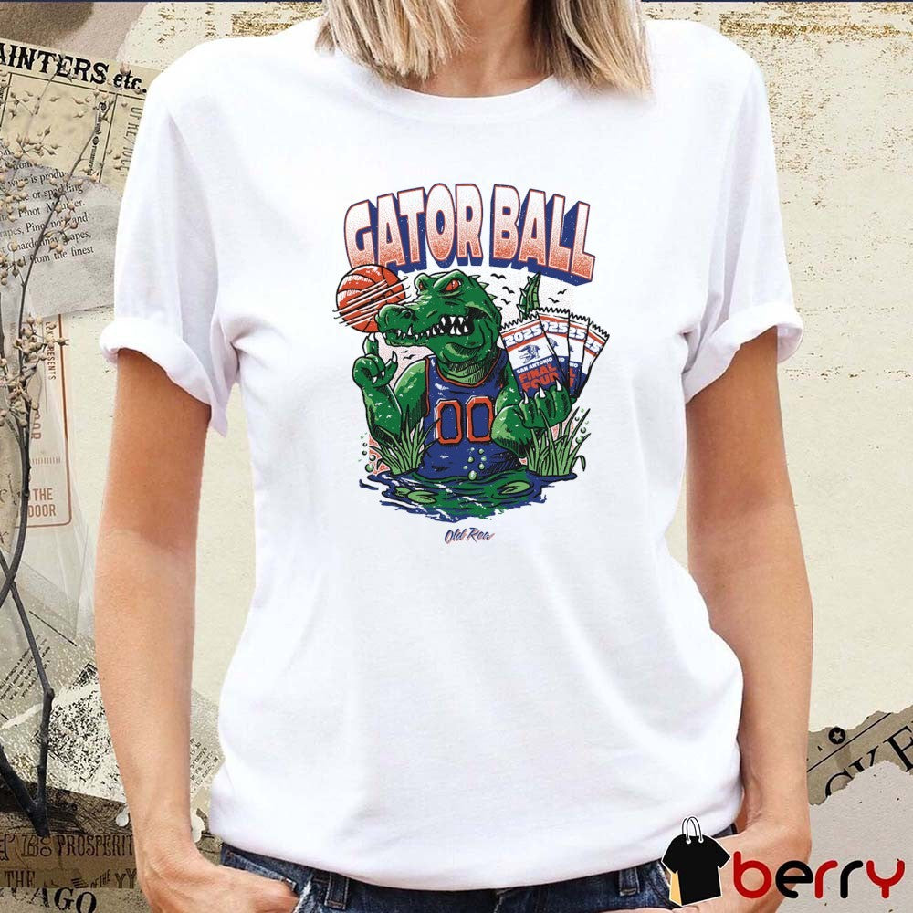 Gator Ball Florida Gators Basketball NCAA Final Tour March Madness San Antonio 2025 Mascot t-shirt