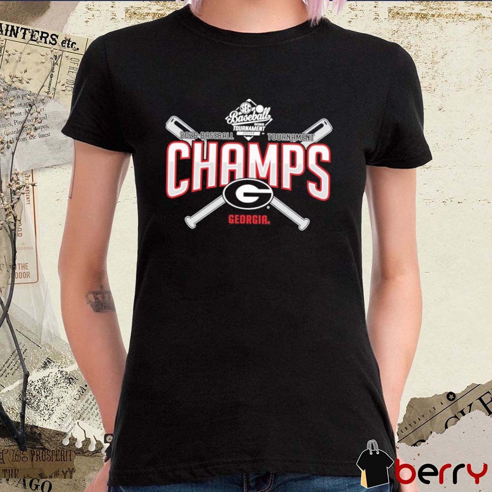 Georgia Bulldogs 2026 SEC Baseball Tournament Champions Locker Room t-shirt