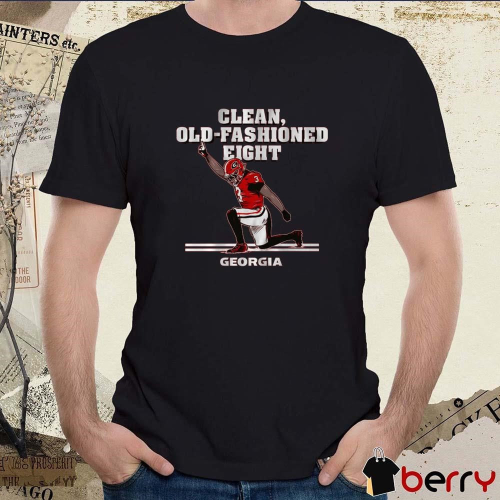 Georgia Bulldogs Football Nate Frazier Clean Old-Fashioned Eight t-shirt