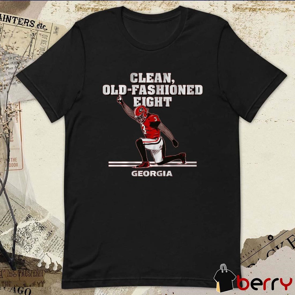 Georgia Bulldogs Football Nate Frazier Clean Old-Fashioned Eight t-shirt