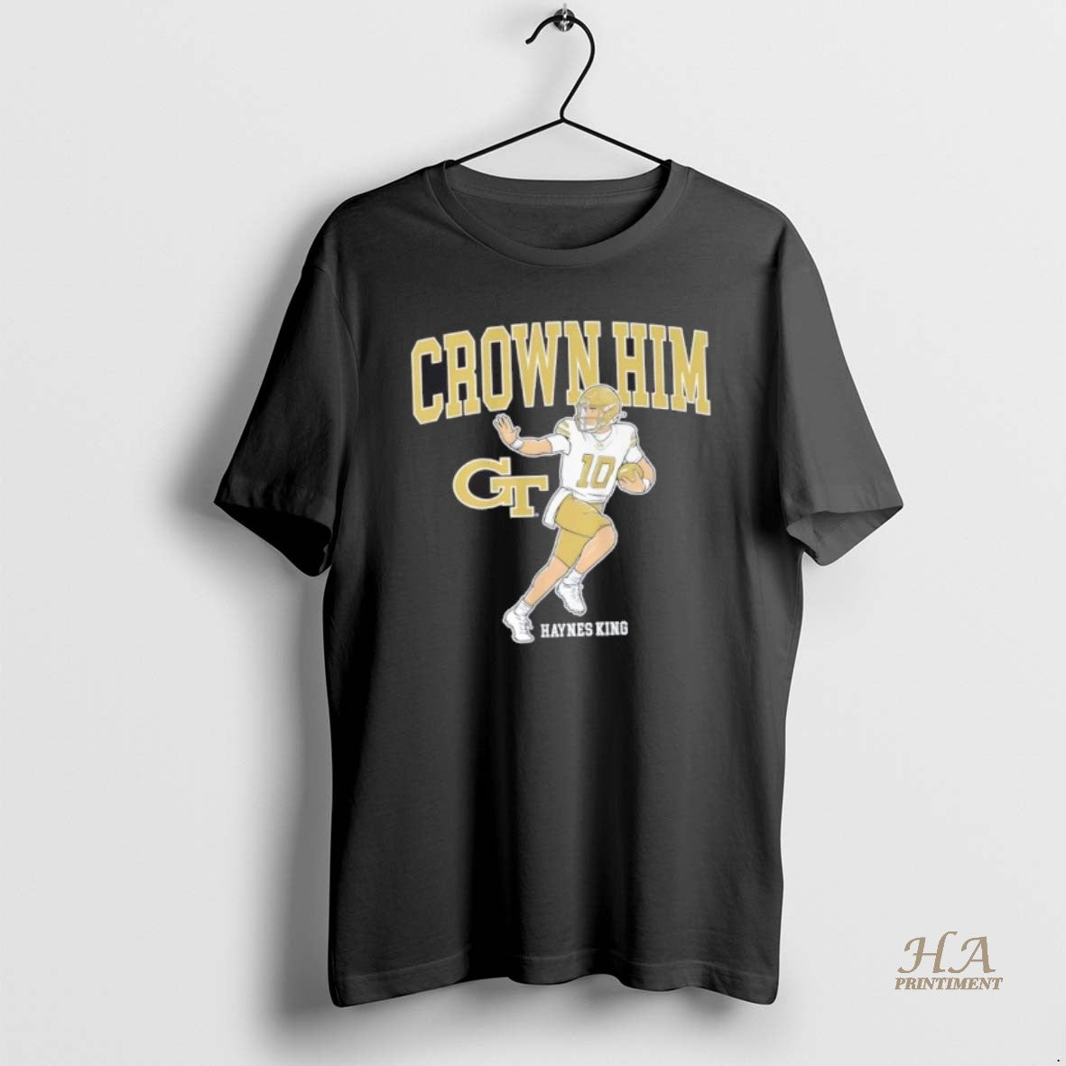 Official Georgia Tech Football Haynes King Crown Him