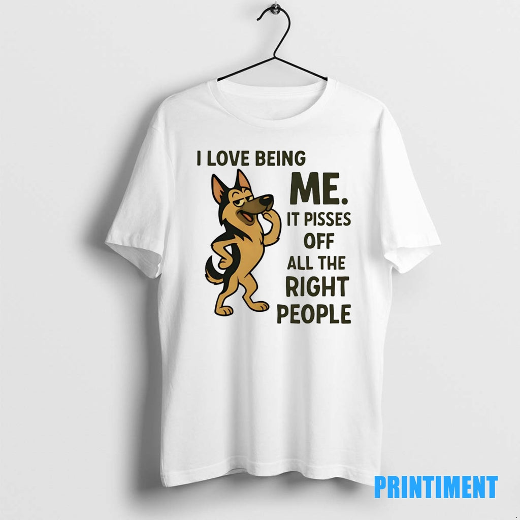 Official German Shepherd I Love Being Me It Pisses Off Tee Sweater
