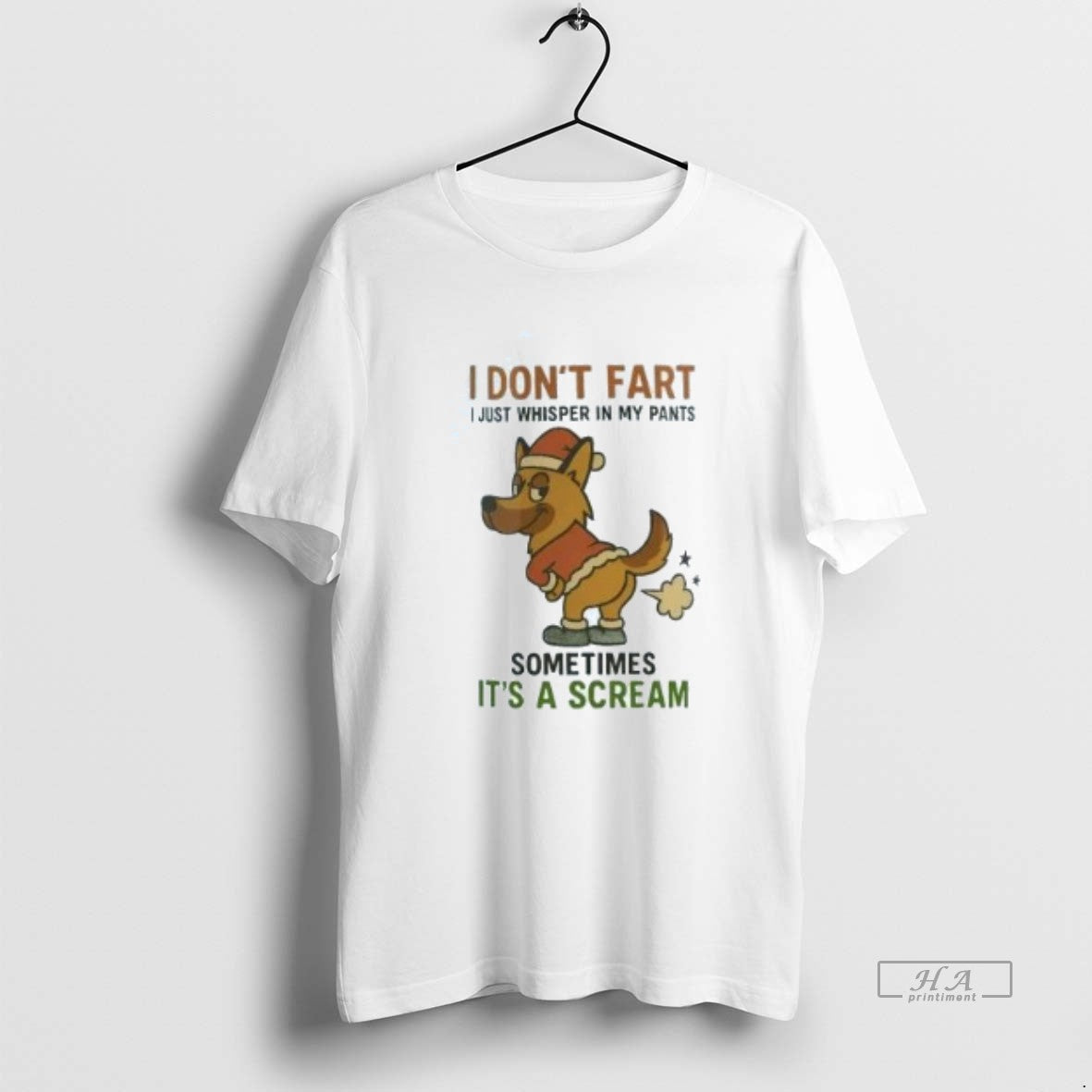 Official German Shepherd I Dont Fart Whisper In My Pants Its A Scream Christmas