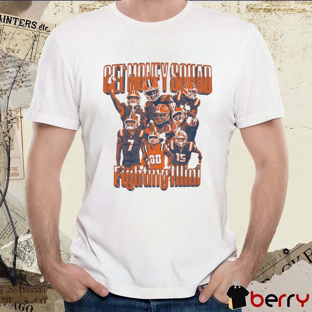 Get Money Squad Illinois Fighting Illini Week 5 Graphic t-shirt