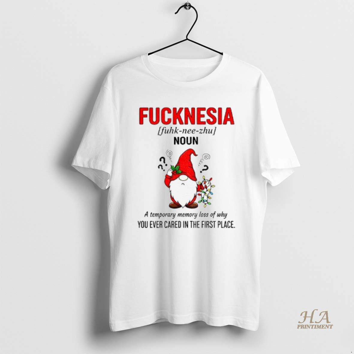 Official Gnome Fucknesia Definition Noun A Temporary Memory Loss Of Why You Ever Cared In