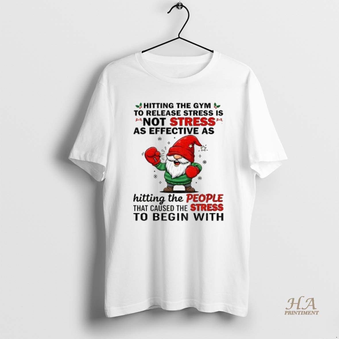 Official Gnome Hitting The Gym To Release Stress Is Not Stress As Effective As Hitting