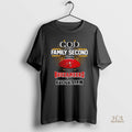 Official God First Family Second Then Tampa Bay Buccaneers Football Cross