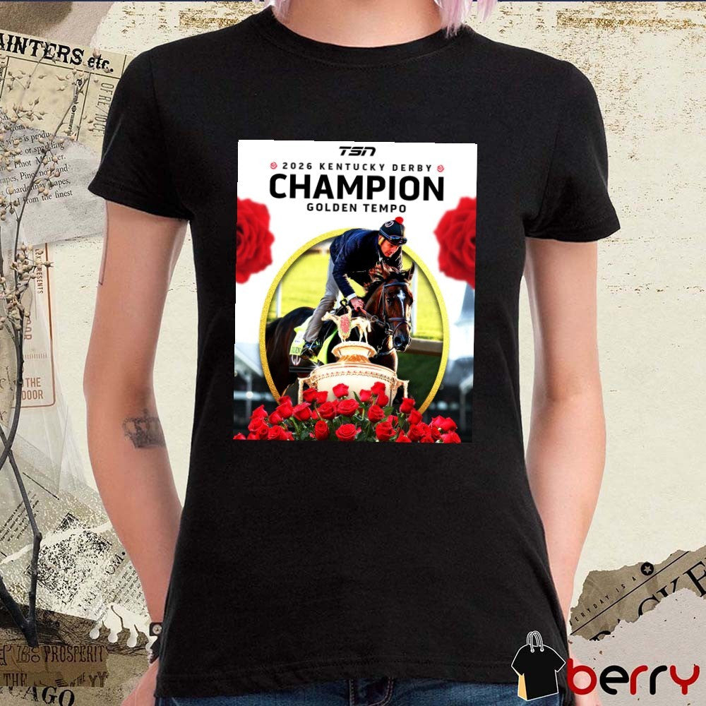 Golden Tempo Kentucky Derby Champion 2026 Poster t-shirt