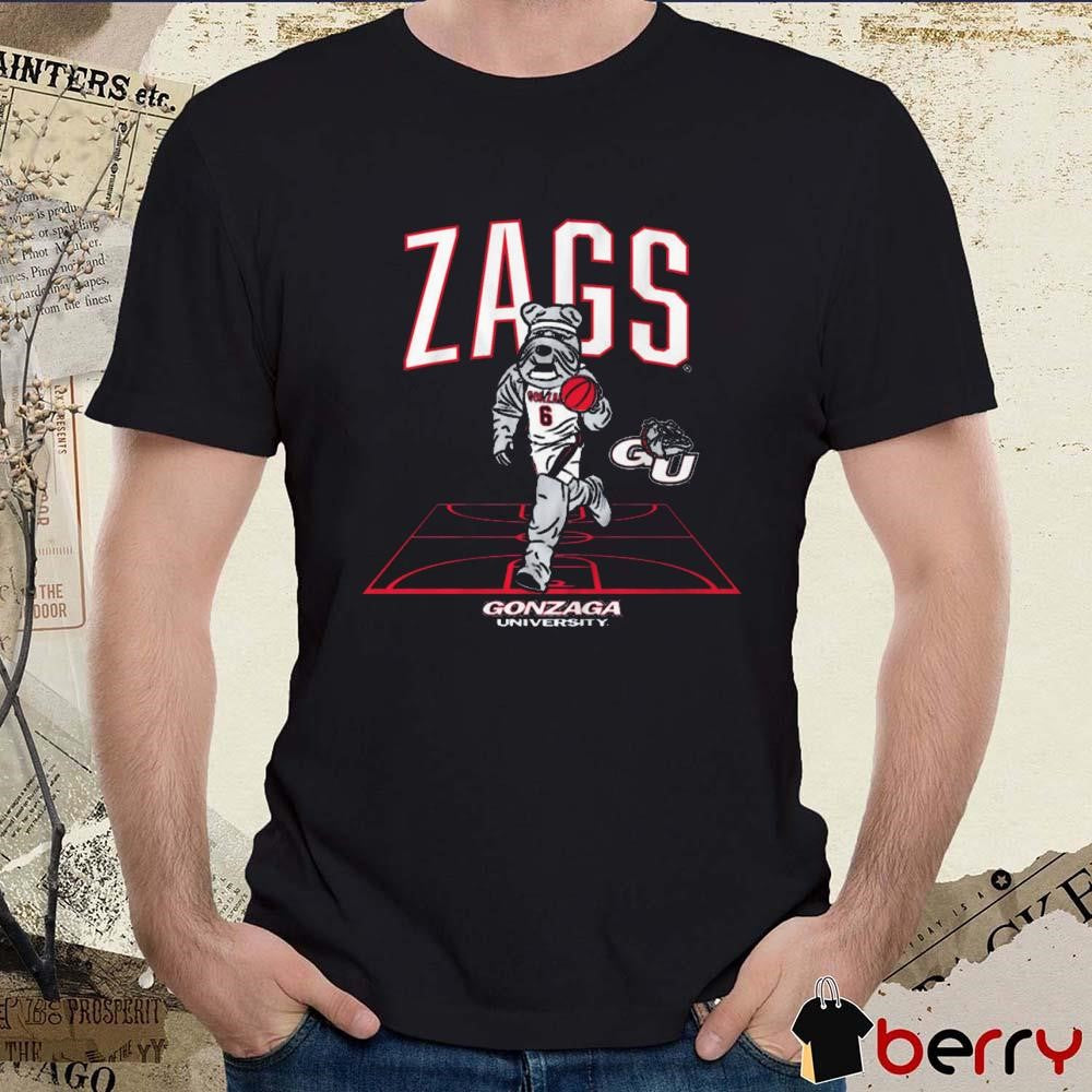 Gonzaga Bulldogs Mascot Court Zags Gonzaga University NCAA 2025 t-shirt