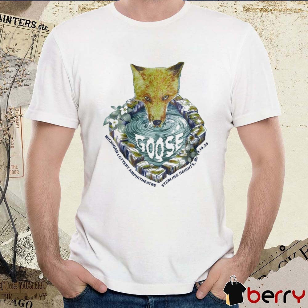 Goose Michigan Lottery Amphitheatre In Sterling Heights MI September 19 2025 t-shirt
