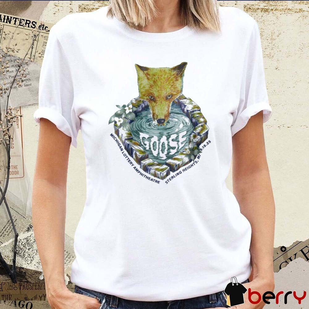 Goose Michigan Lottery Amphitheatre In Sterling Heights MI September 19 2025 t-shirt