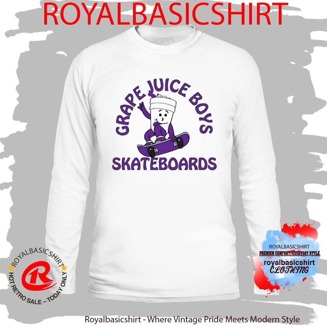 Grape Juice Boys Skateboards Shirt