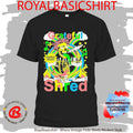 Grateful Shred Shred Yeah! Skeleton Guitar Rainbow Shirt
