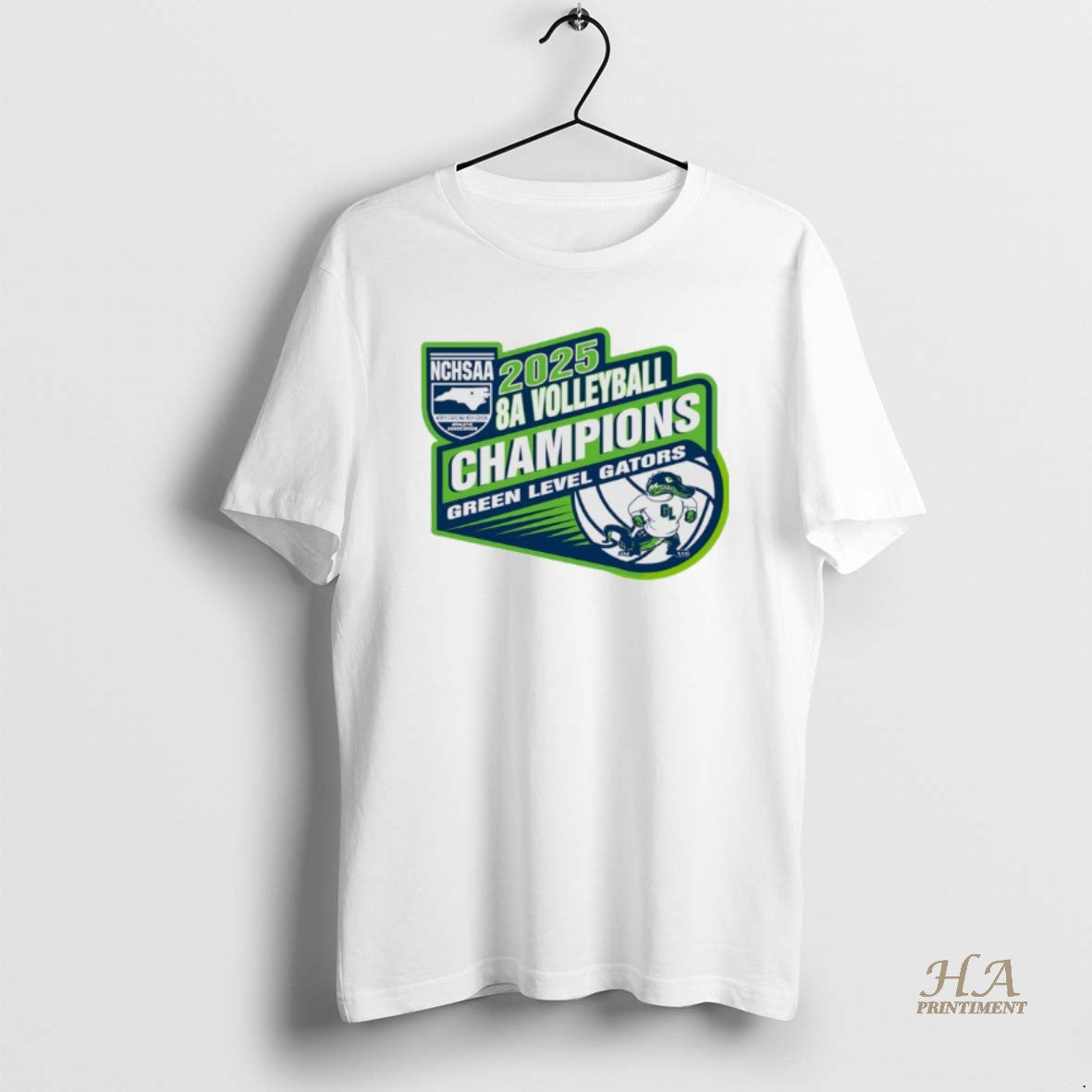 Official Green Level Gators 2025 Nchsaa 8a Volleyball Champions