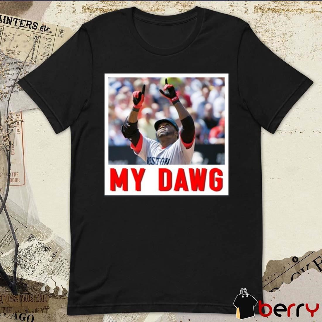 Grimace MLB Wearing David Ortiz My Dawg t-shirt
