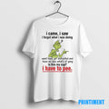 Official Grinch I Came I Saw I Forgot What I Was Doing Christmas Tee Sweater