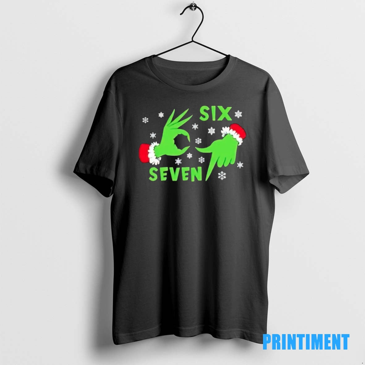 Official Grinch Hand Six Seven Christmas Tee Sweater