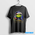 Official Grinch With Santa Hat X Baltimore Ravens Merry Christmas Tee Sweater
