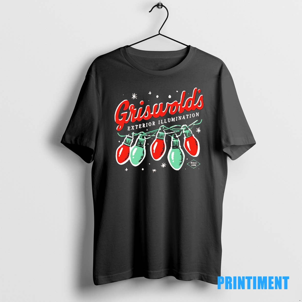 Official Griswolds Exterior Illumination Lights Christmas Tee Sweater