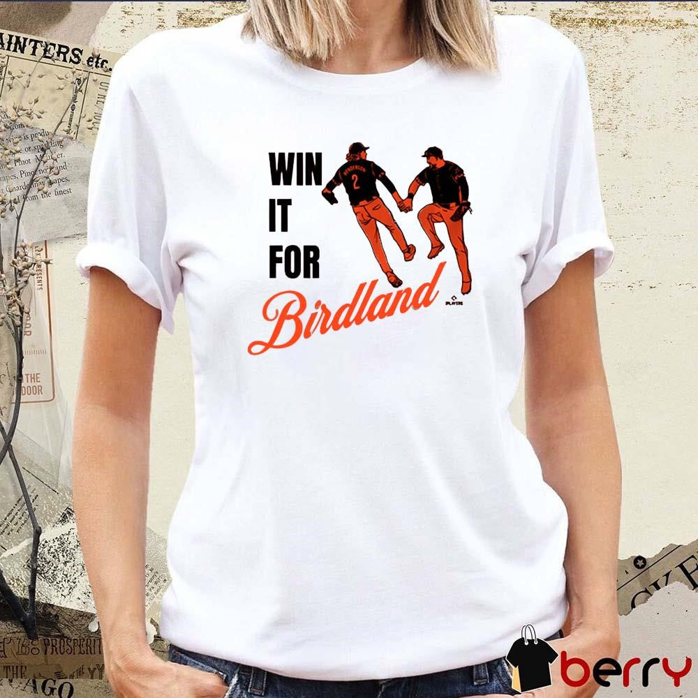 Gunnar Henderson And Anthony Santander Win It for Birdland Baltimore Orioles MLB t-shirt