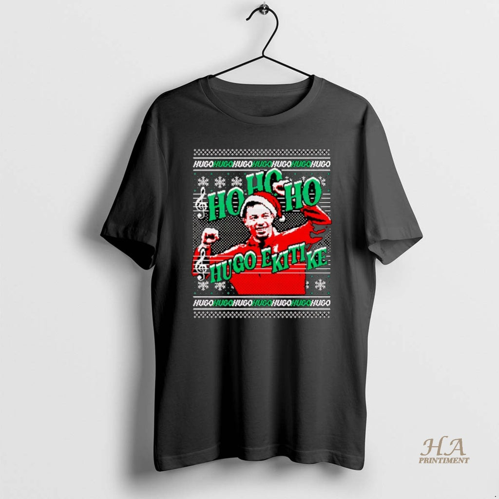 Official Ho Ho Ho Hugo Ekitike Santa Liverpool Xmas Sweatchristmas